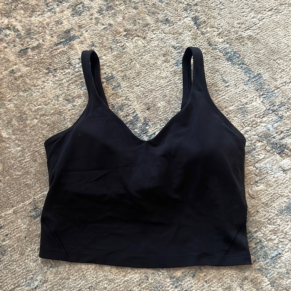 Black lulu lemon align tank